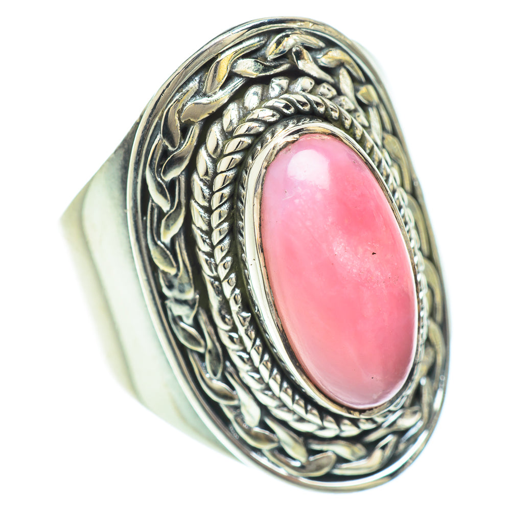 Pink Opal Rings handcrafted by Anasilvercos - RING56401