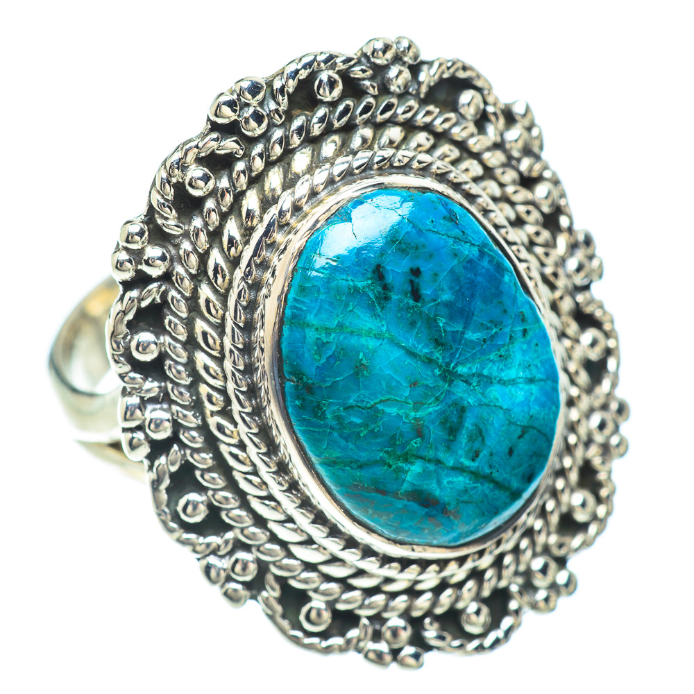 Chrysocolla Rings handcrafted by Anasilvercos - RING56411