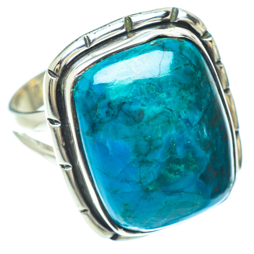 Chrysocolla Rings handcrafted by Anasilvercos - RING56414