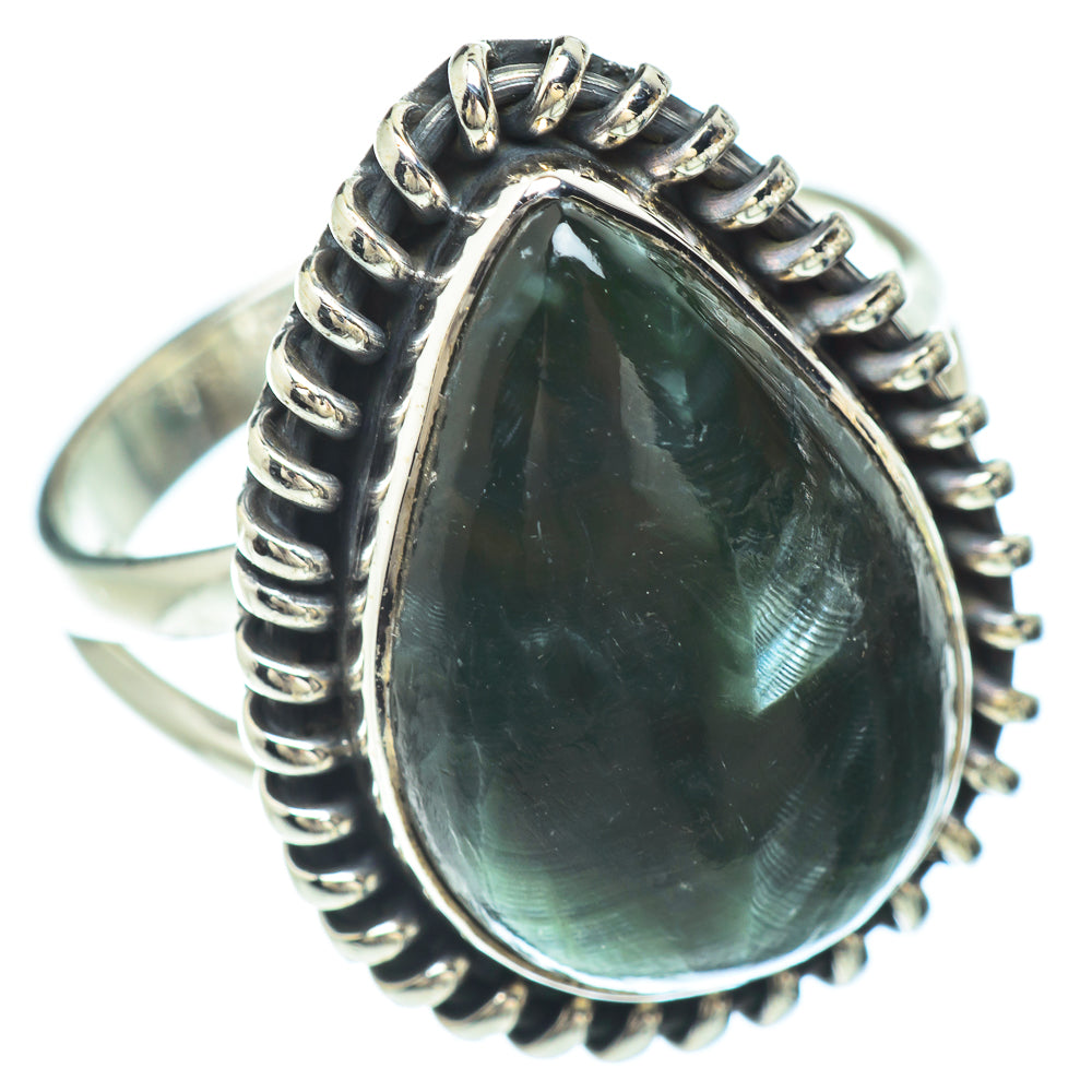 Seraphinite Rings handcrafted by Anasilvercos - RING56416