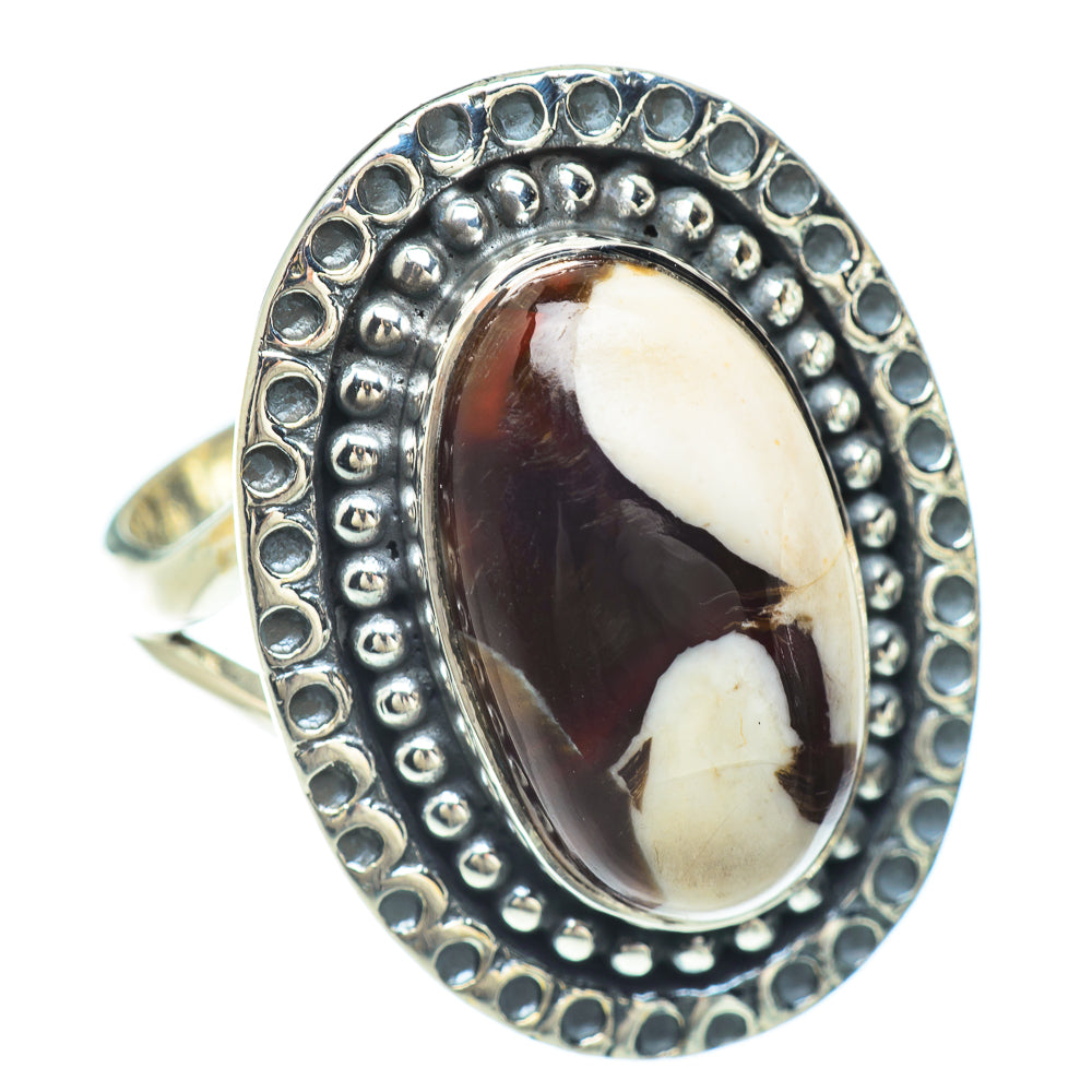 Peanut Wood Jasper Rings handcrafted by Anasilvercos - RING56422 - Photo 2