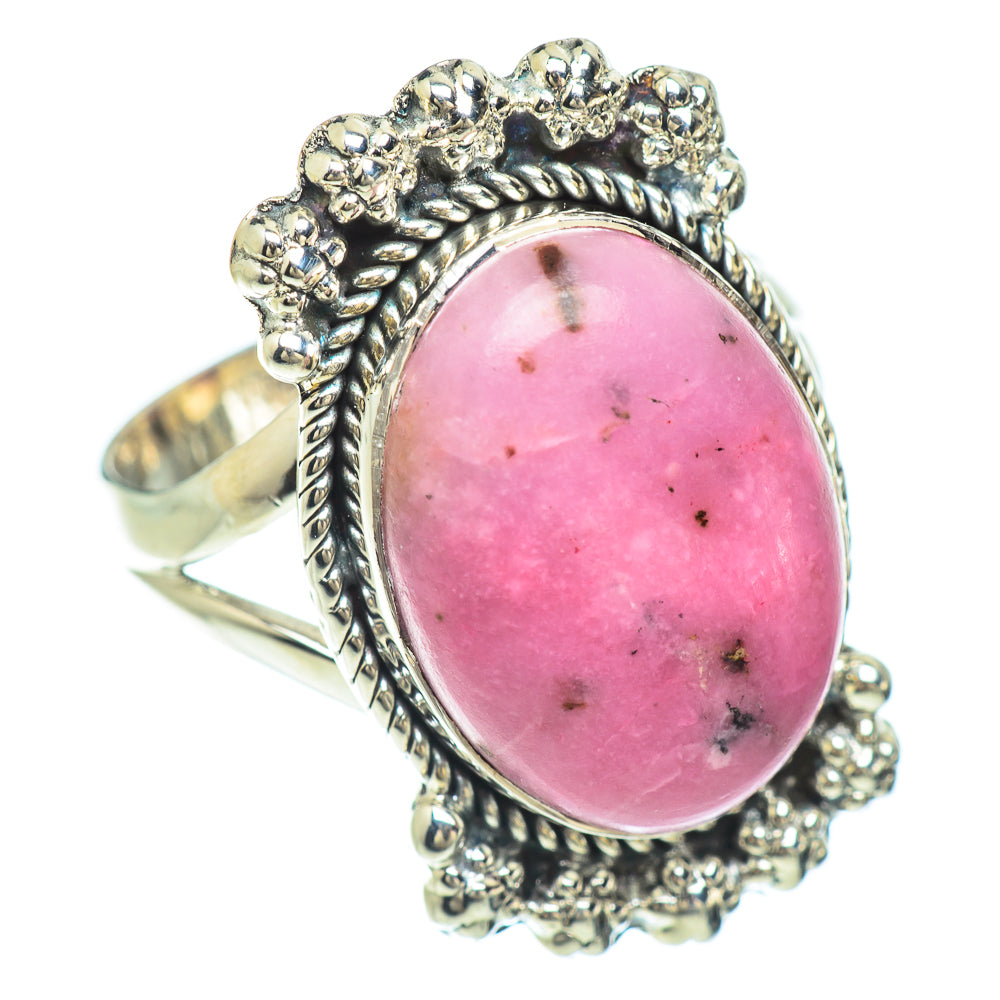 Rhodonite Rings handcrafted by Anasilvercos - RING56428