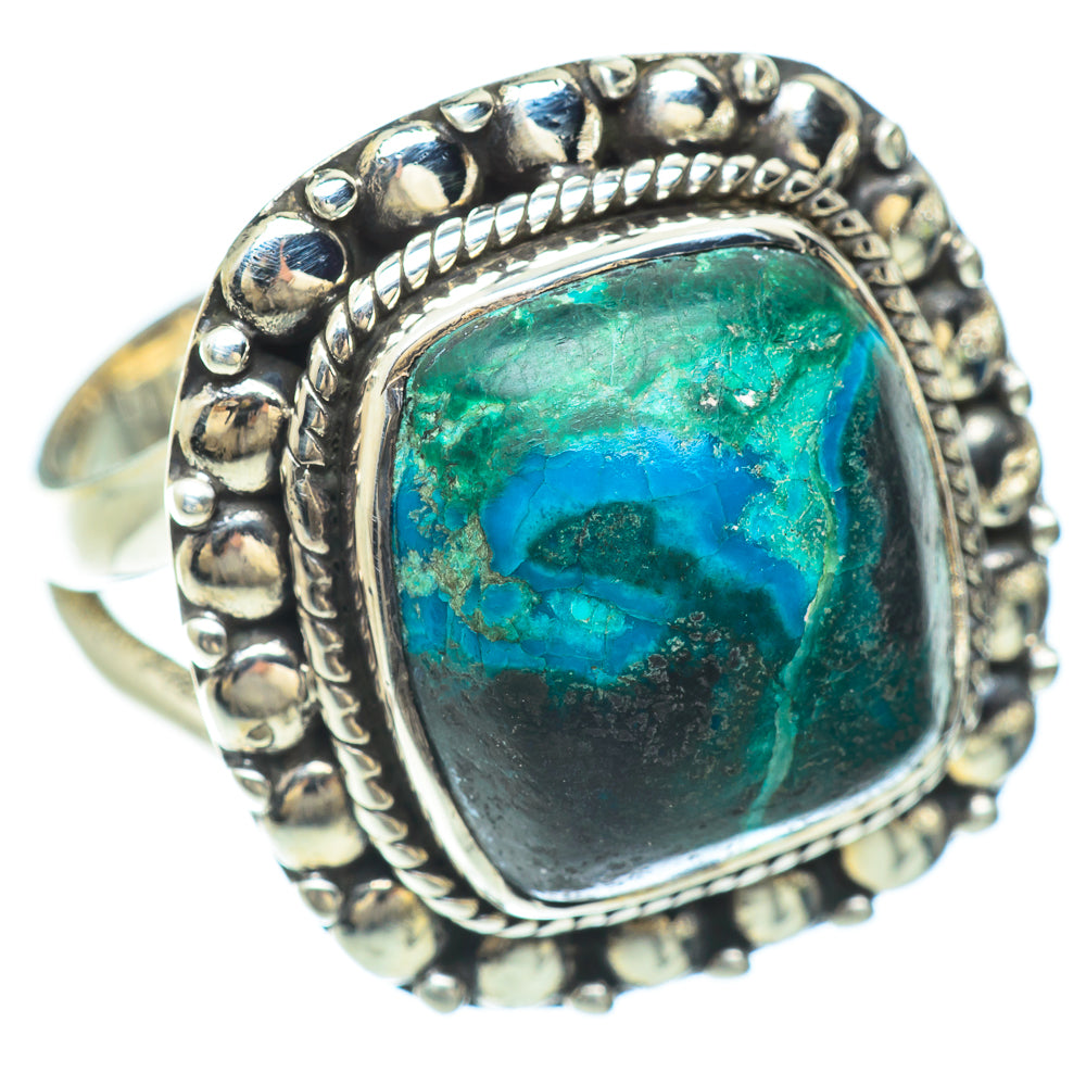 Chrysocolla Rings handcrafted by Anasilvercos - RING56437