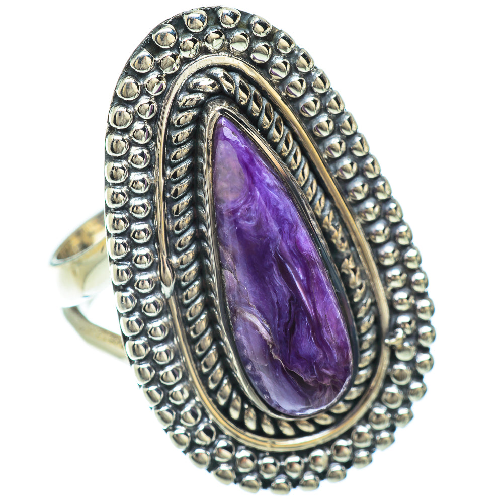 Charoite Rings handcrafted by Anasilvercos - RING56454