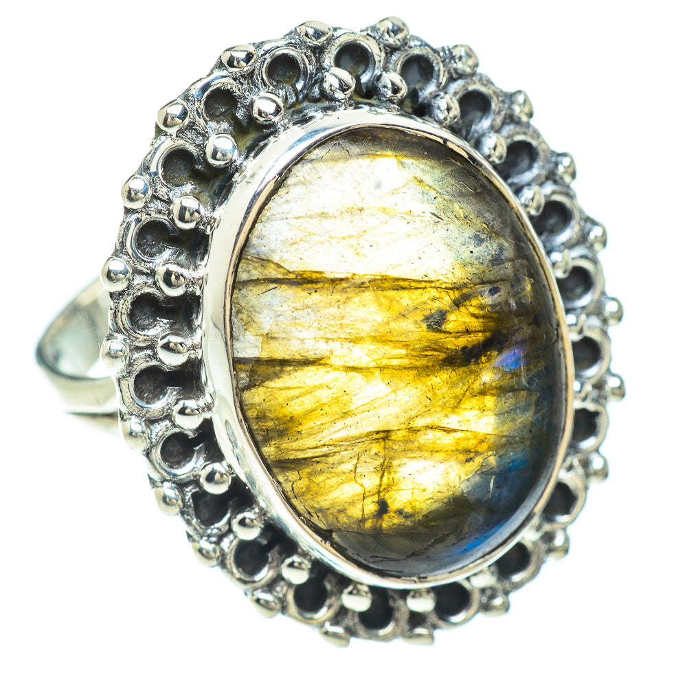 Labradorite Rings handcrafted by Anasilvercos - RING56459
