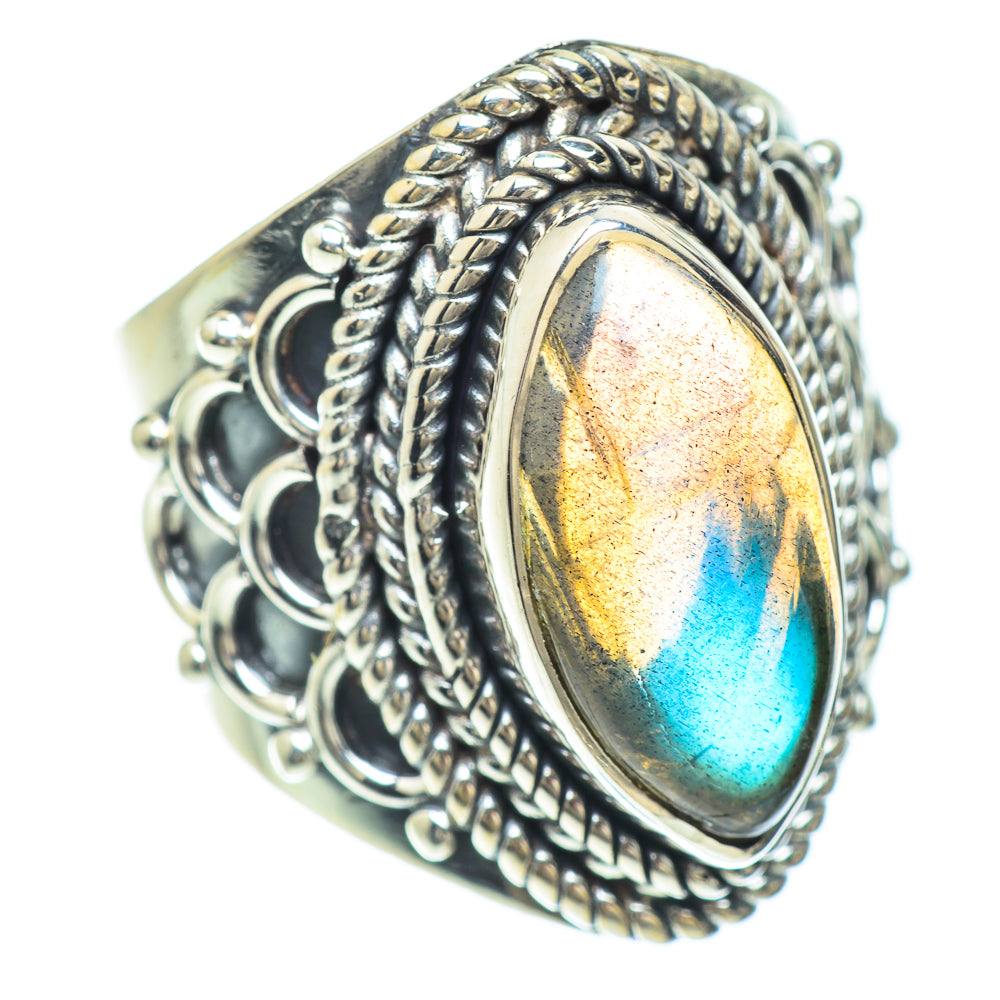 Labradorite Rings handcrafted by Anasilvercos - RING56461