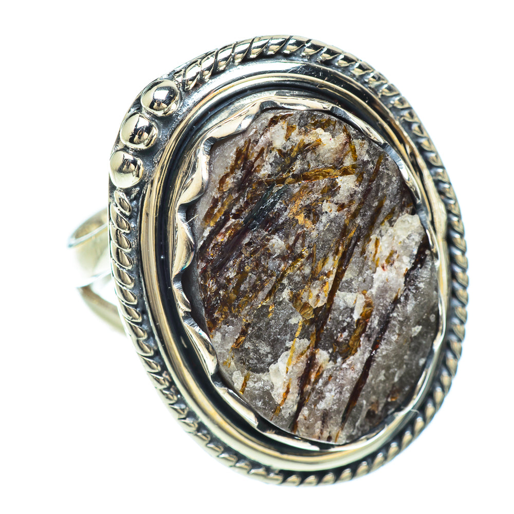 Astrophyllite Rings handcrafted by Anasilvercos - RING56465