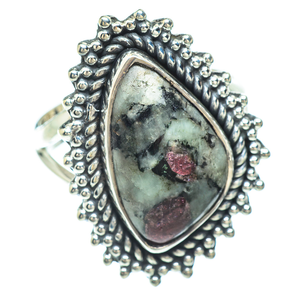 Russian Eudialyte Rings handcrafted by Anasilvercos - RING56474