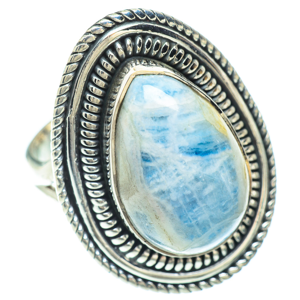 Blue Scheelite Rings handcrafted by Anasilvercos - RING56481