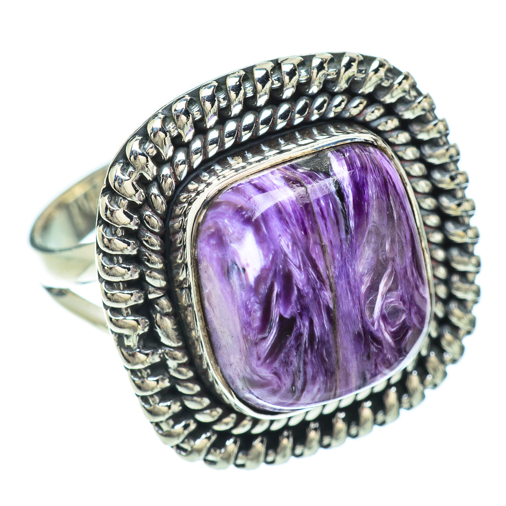 Charoite Rings handcrafted by Anasilvercos - RING56500