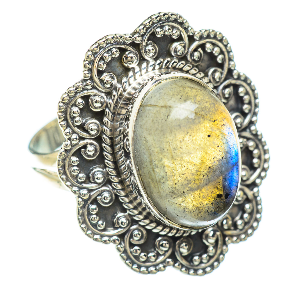Labradorite Rings handcrafted by Anasilvercos - RING56510