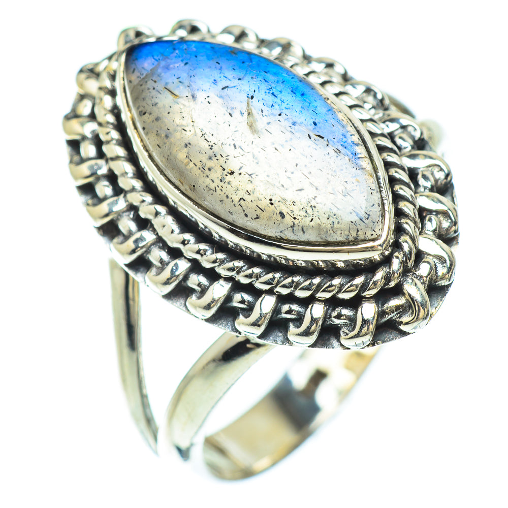 Labradorite Rings handcrafted by Anasilvercos - RING56512