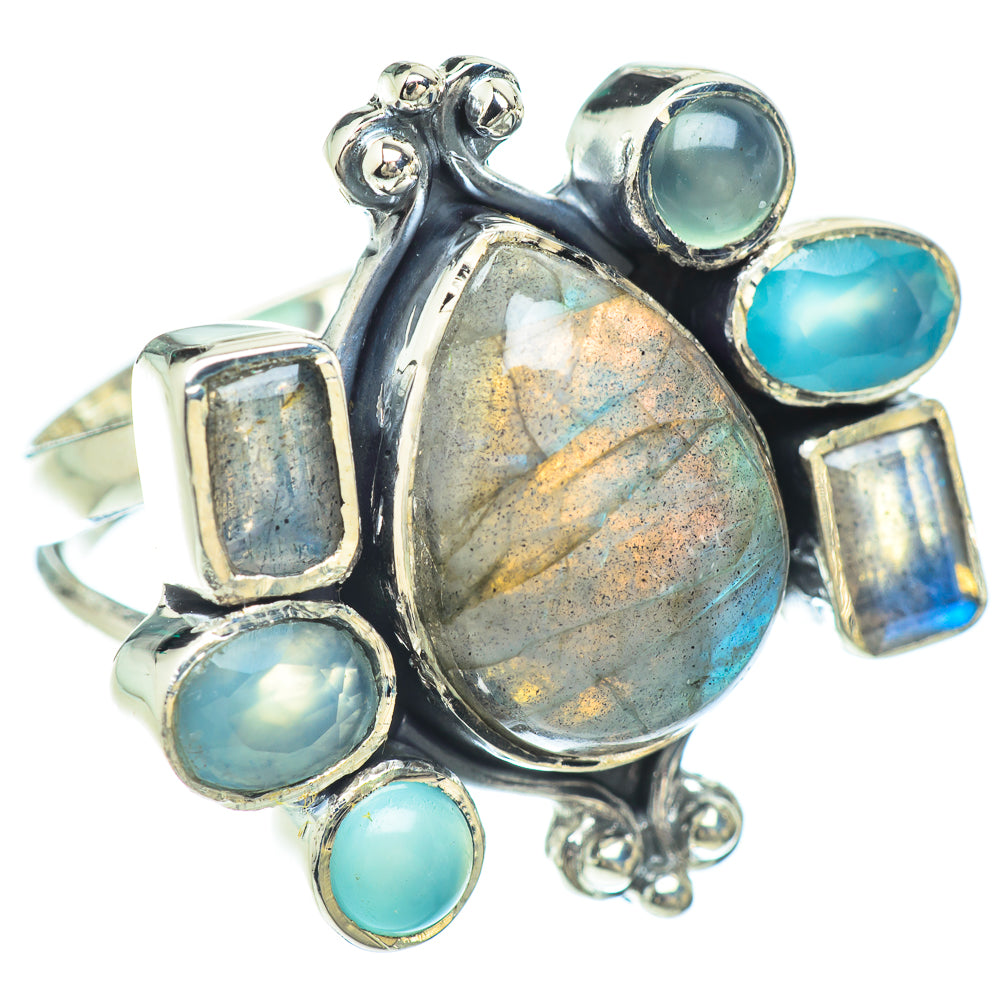 Labradorite Rings handcrafted by Anasilvercos - RING56526