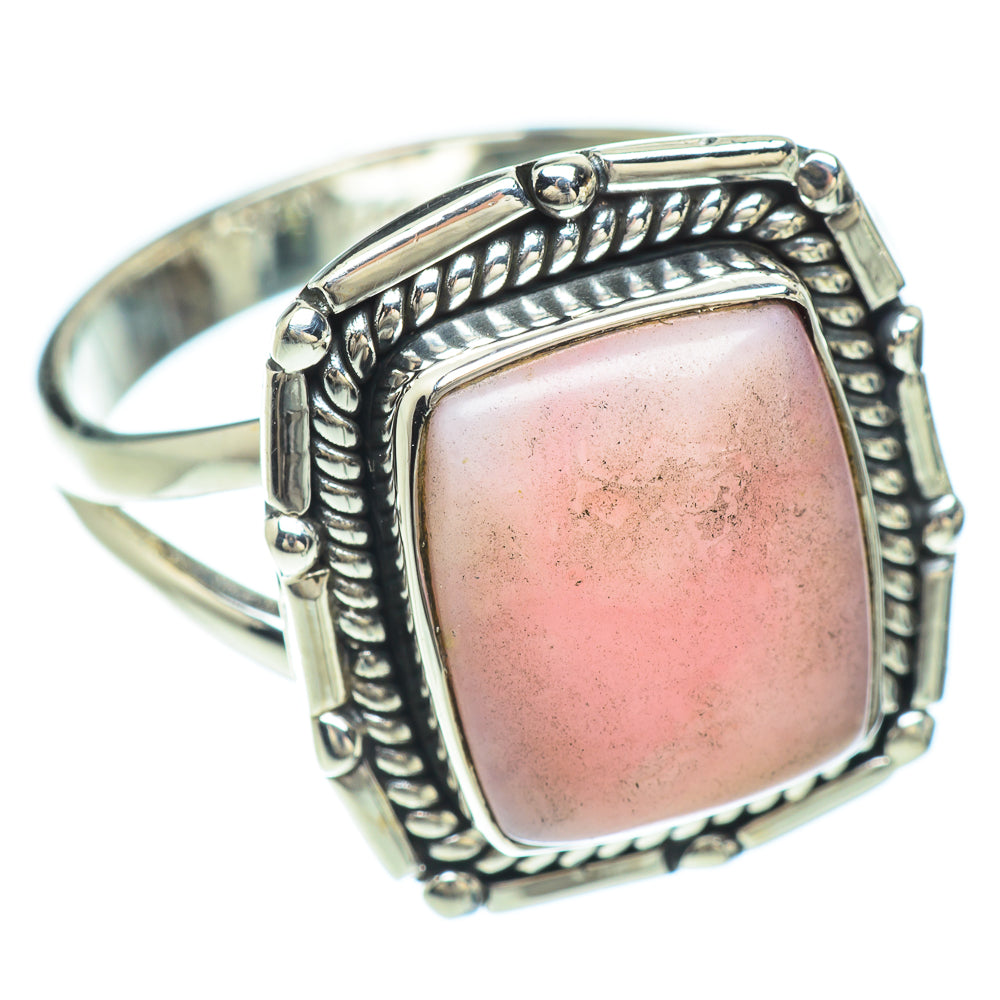 Pink Opal Rings handcrafted by Anasilvercos - RING56530