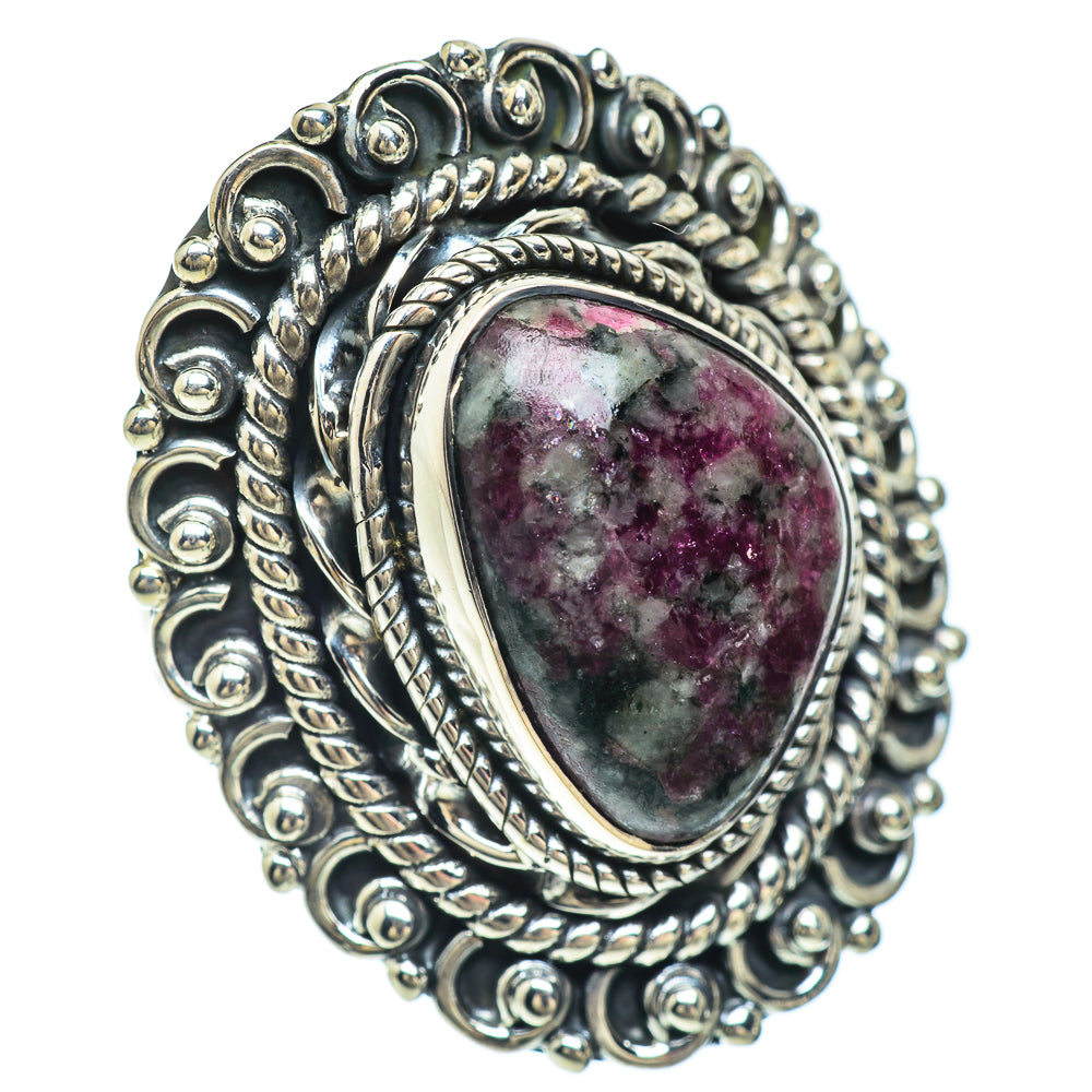 Russian Eudialyte Rings handcrafted by Anasilvercos - RING56537