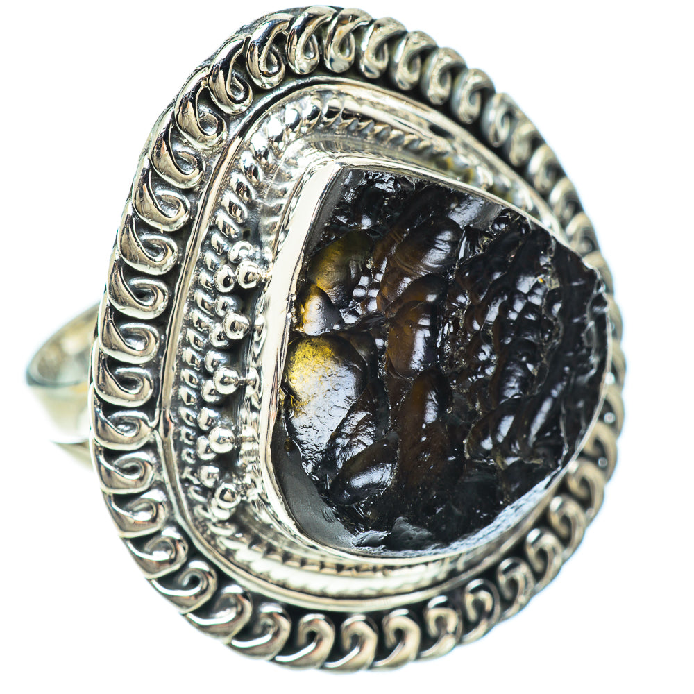Tektite Rings handcrafted by Anasilvercos - RING56540