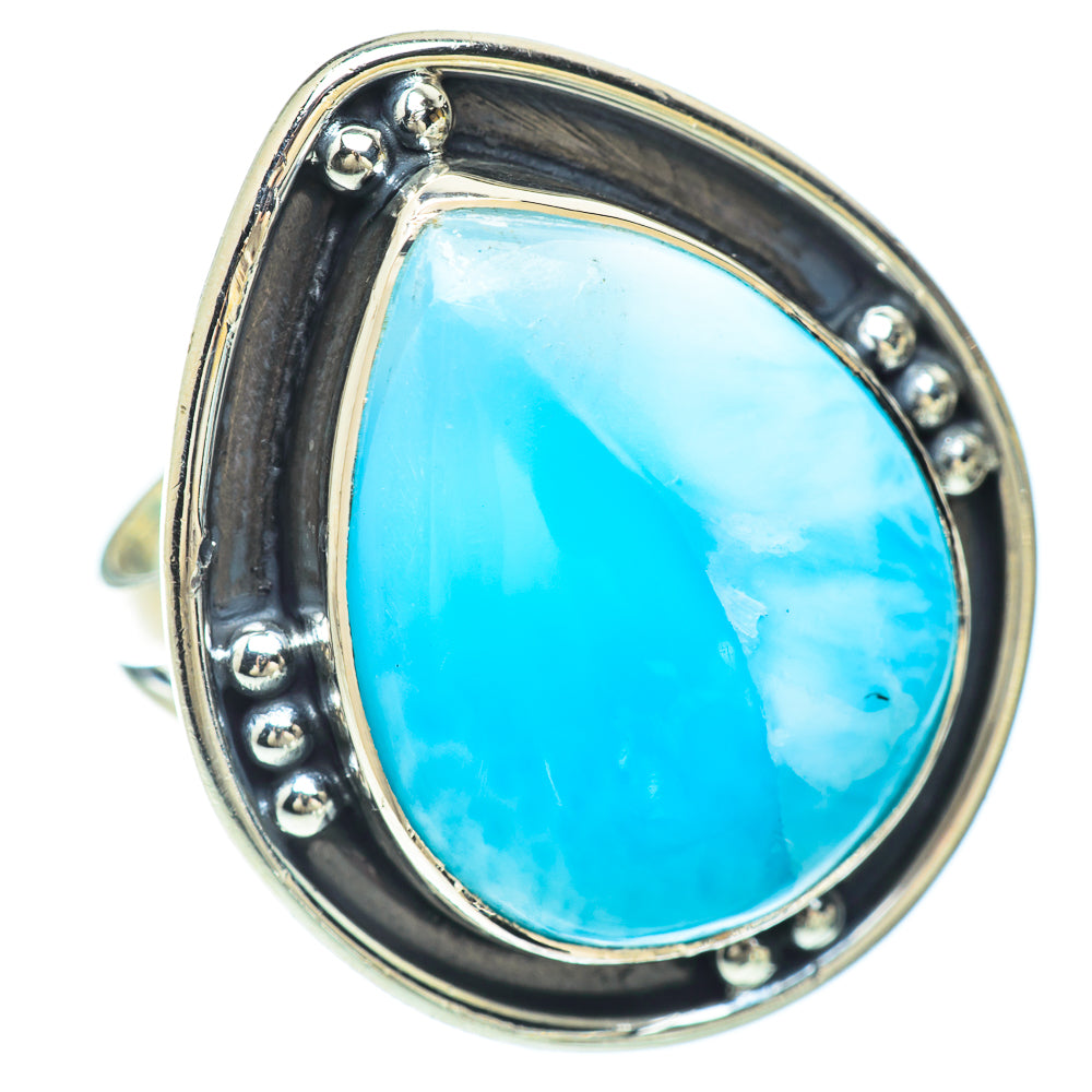 Larimar Rings handcrafted by Anasilvercos - RING56558