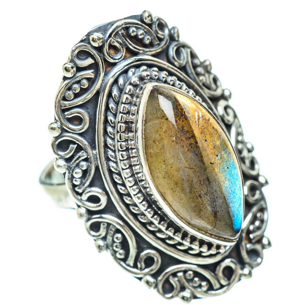 Labradorite Rings handcrafted by Anasilvercos - RING56560