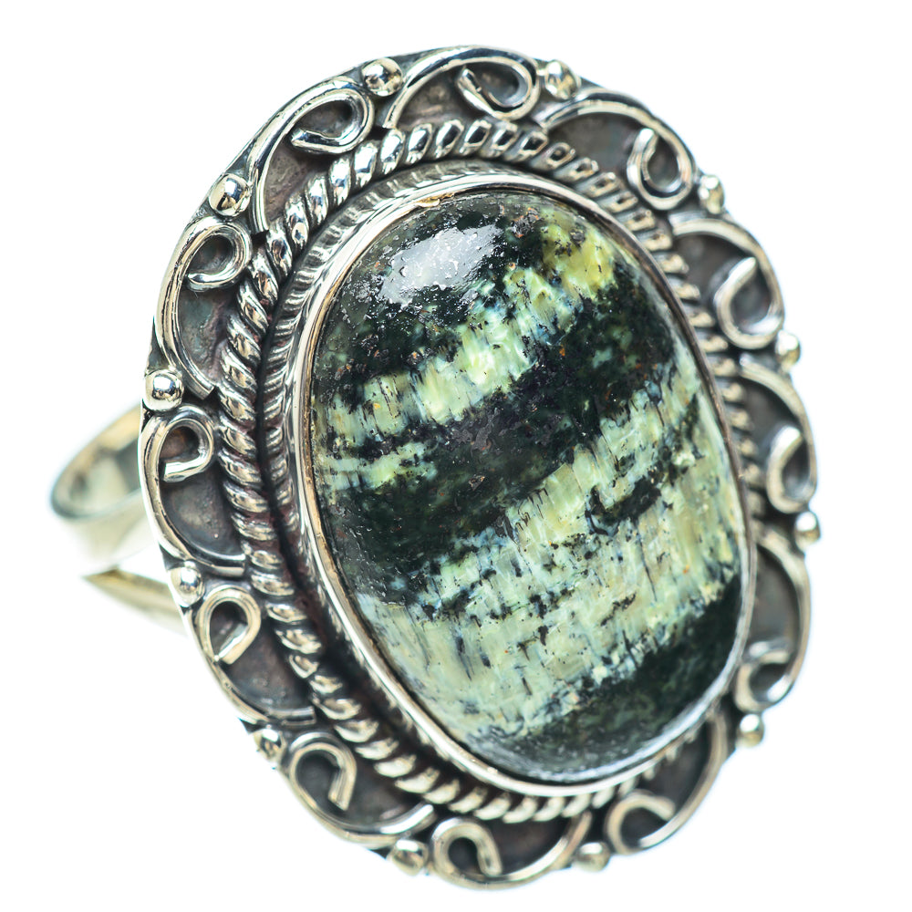 Lizard Jasper Rings handcrafted by Anasilvercos - RING56568 - Photo 2