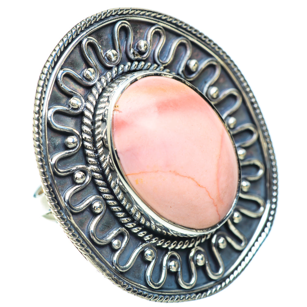 Pink Opal Rings handcrafted by Anasilvercos - RING56578