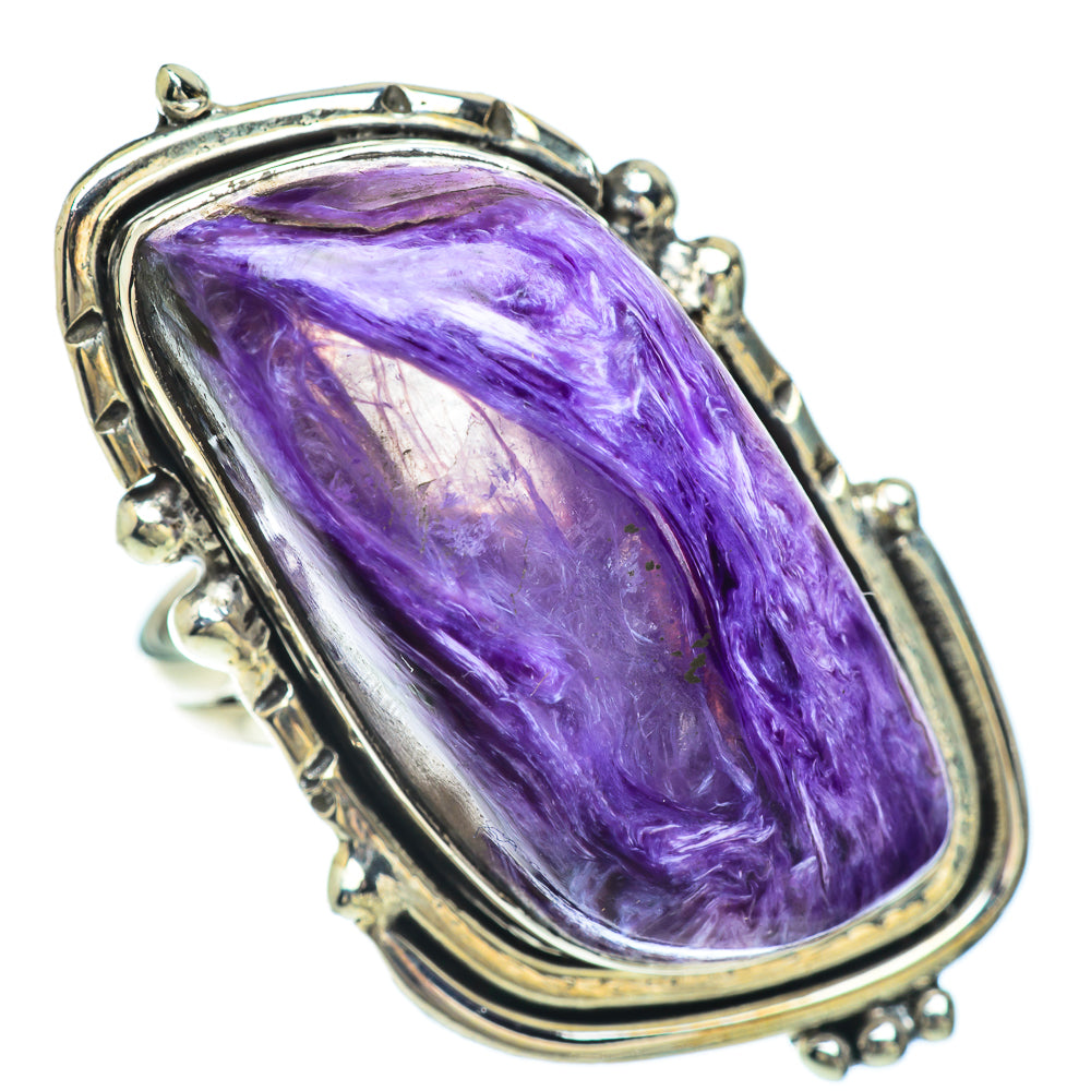 Charoite Rings handcrafted by Anasilvercos - RING56581