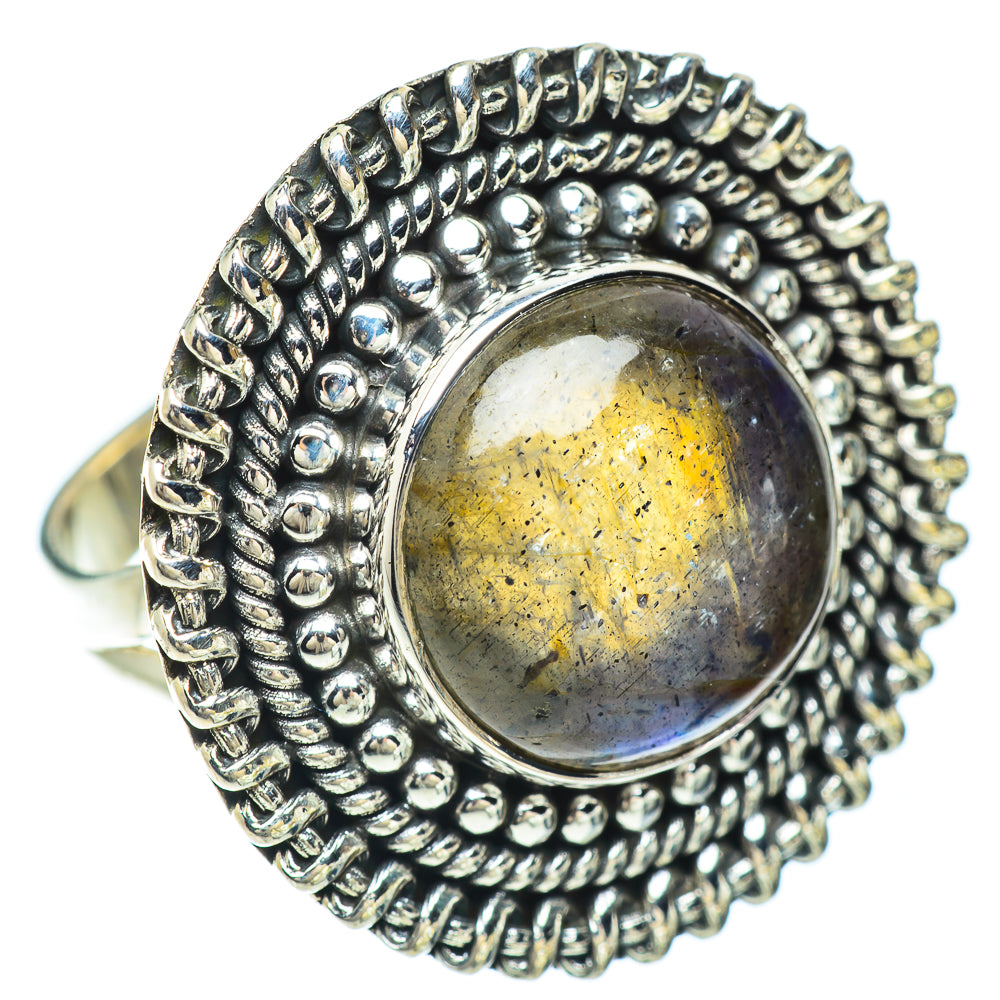 Labradorite Rings handcrafted by Anasilvercos - RING56595
