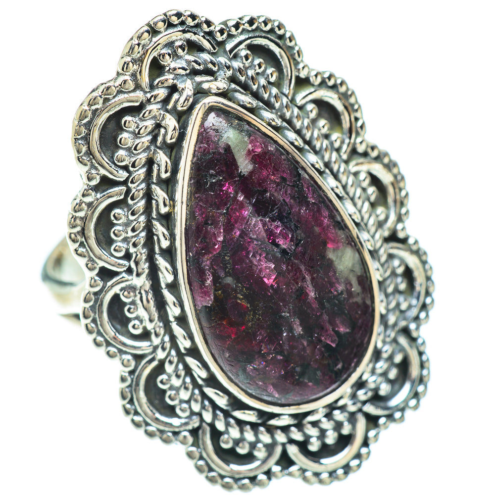 Russian Eudialyte Rings handcrafted by Anasilvercos - RING56610