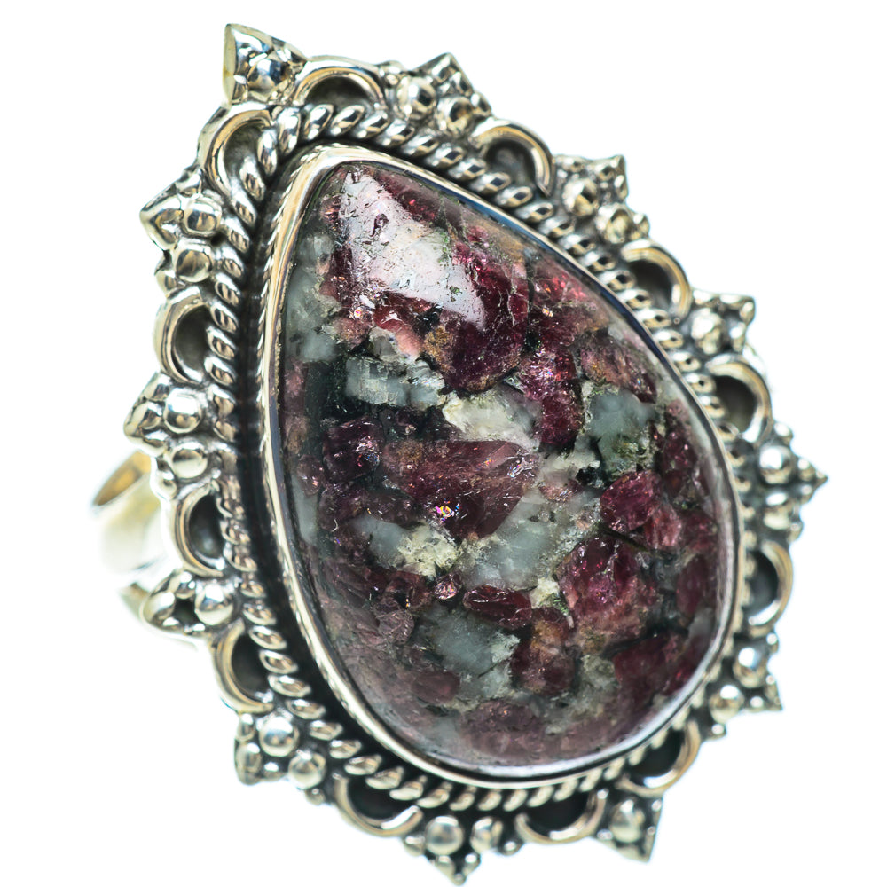 Russian Eudialyte Rings handcrafted by Anasilvercos - RING56611