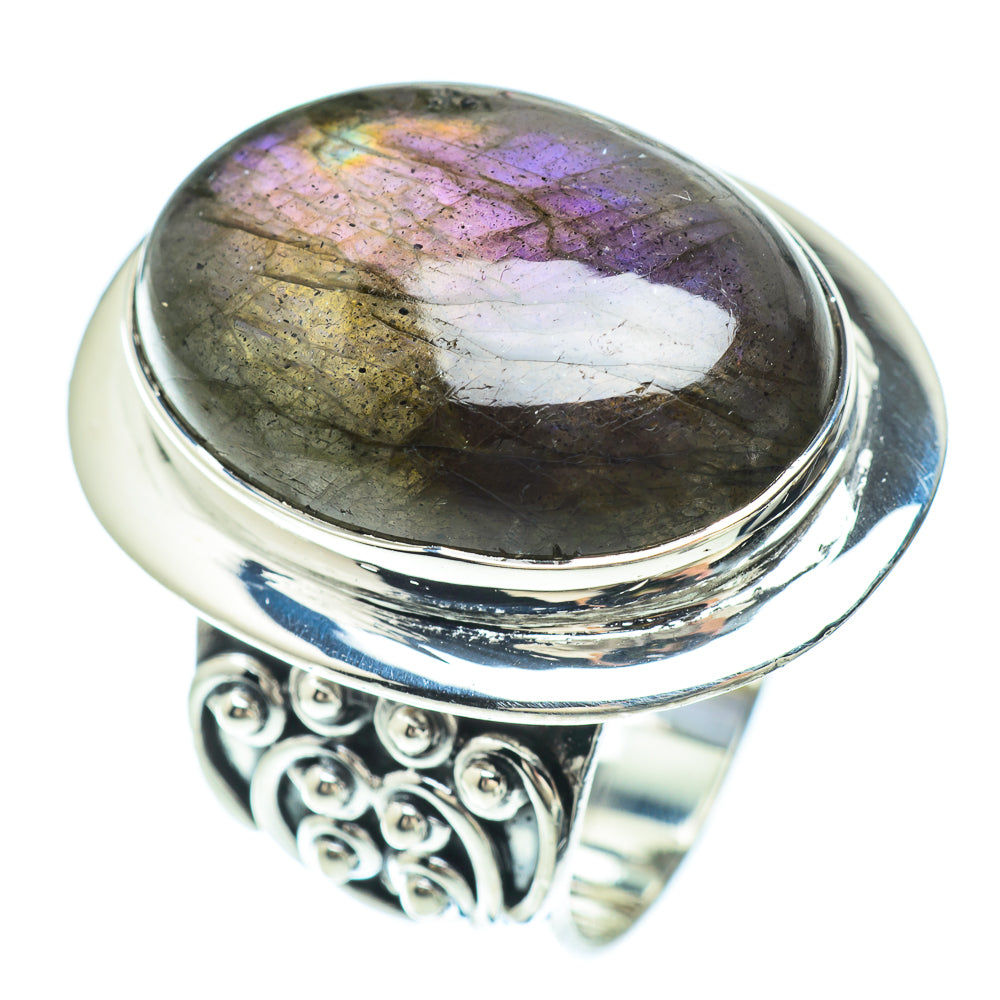 Labradorite Rings handcrafted by Anasilvercos - RING56612
