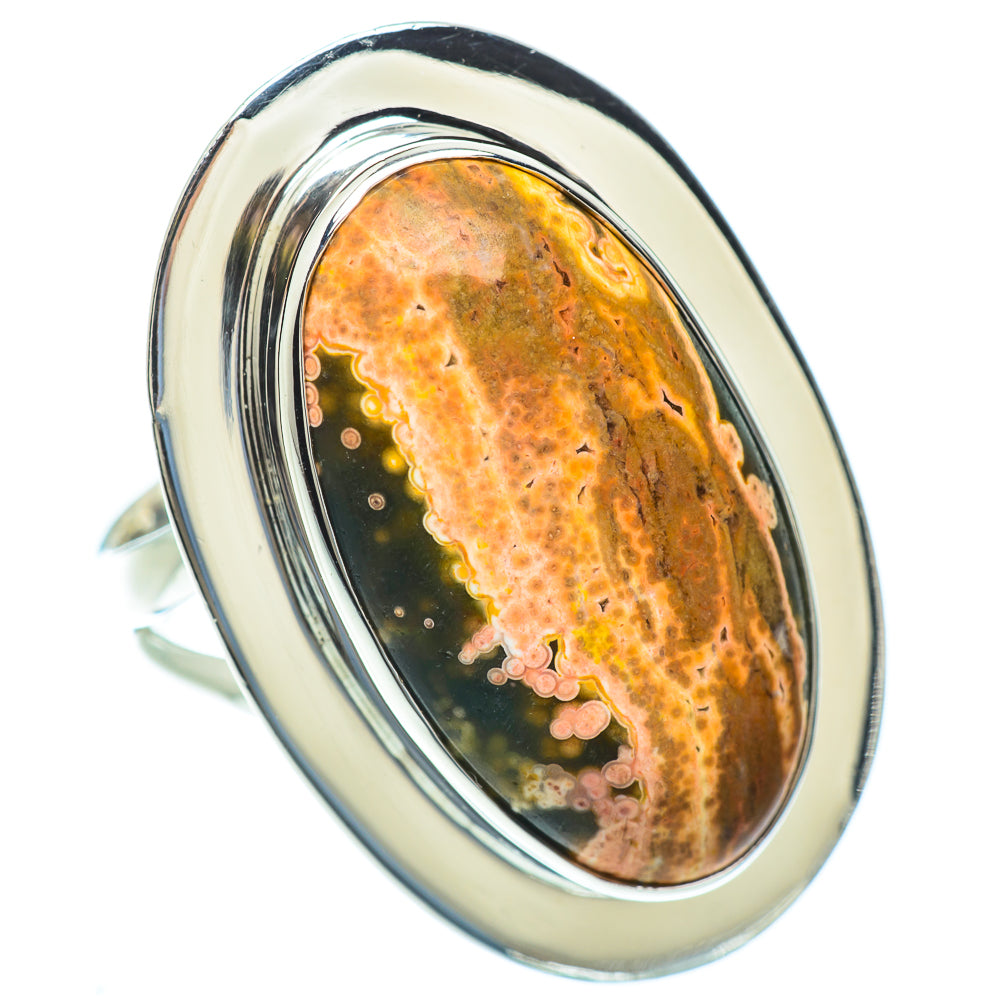 Ocean Jasper Rings handcrafted by Anasilvercos - RING56663