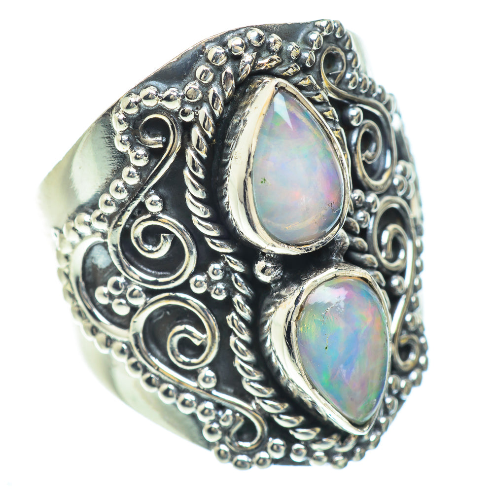 Ethiopian Opal Rings handcrafted by Anasilvercos - RING56664