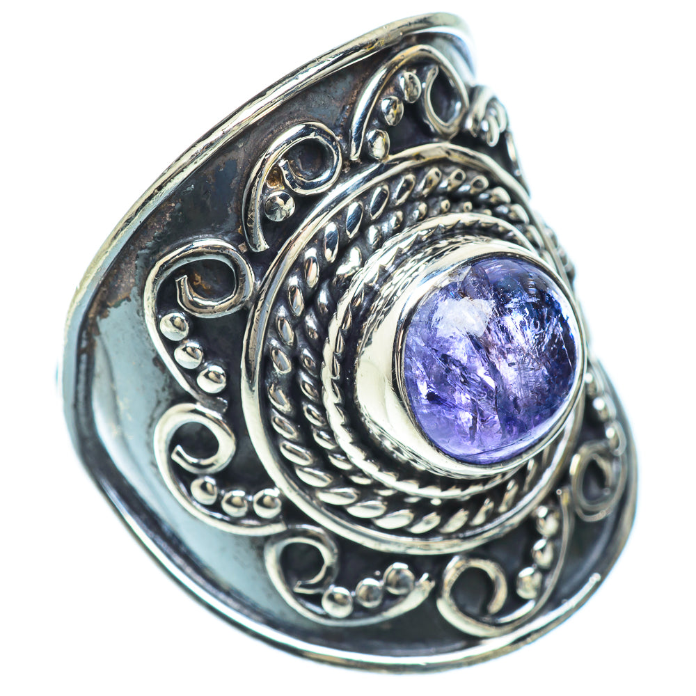 Natural Tanzanite Rings handcrafted by Anasilvercos - RING56692