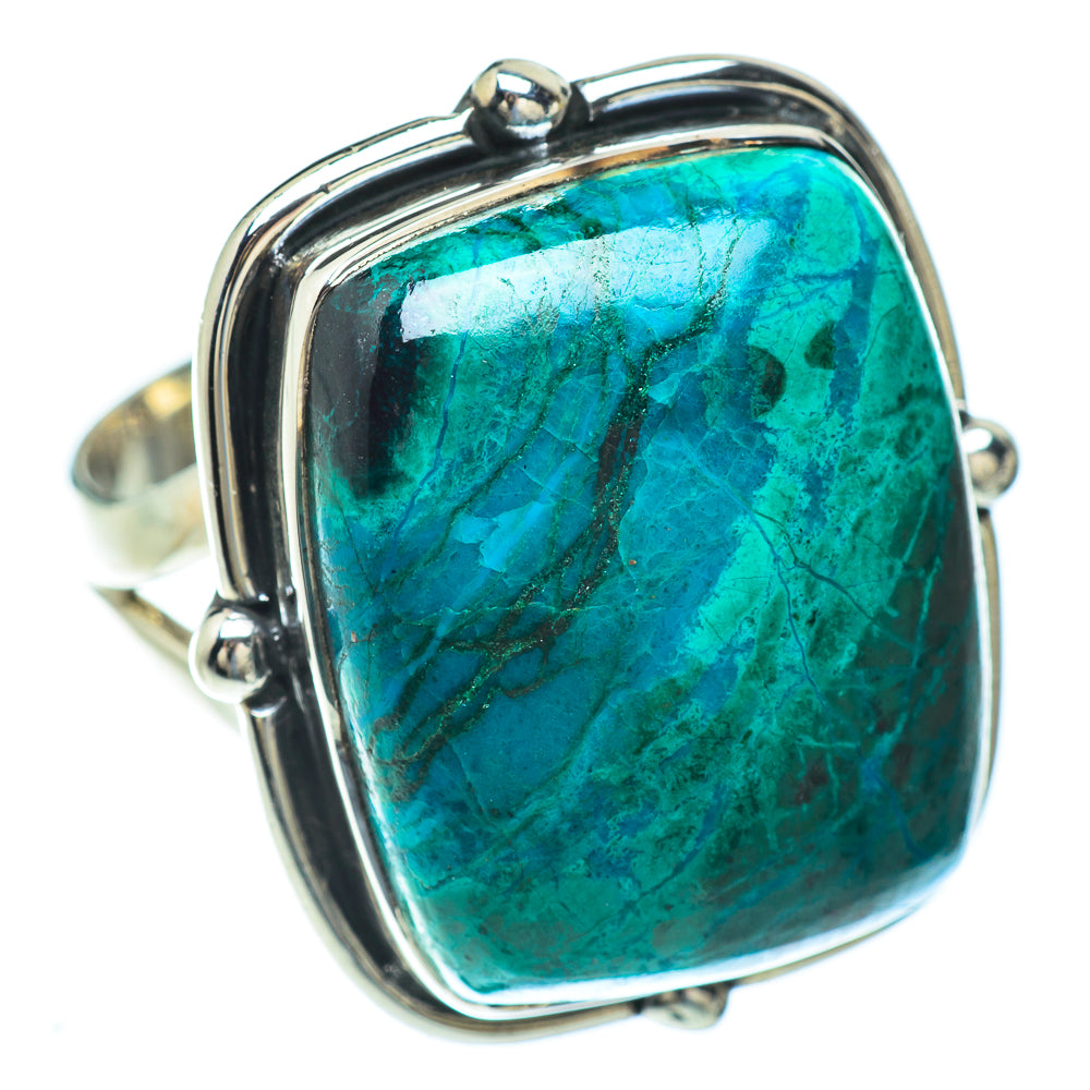 Chrysocolla Rings handcrafted by Anasilvercos - RING56699