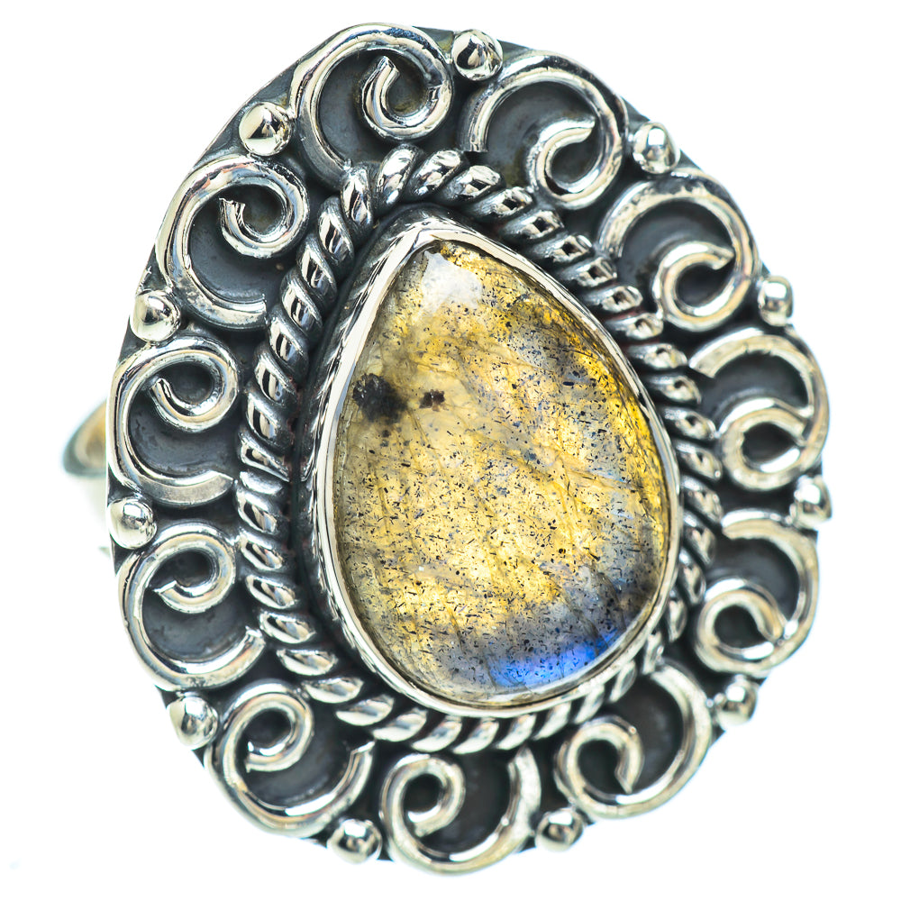 Labradorite Rings handcrafted by Anasilvercos - RING56706