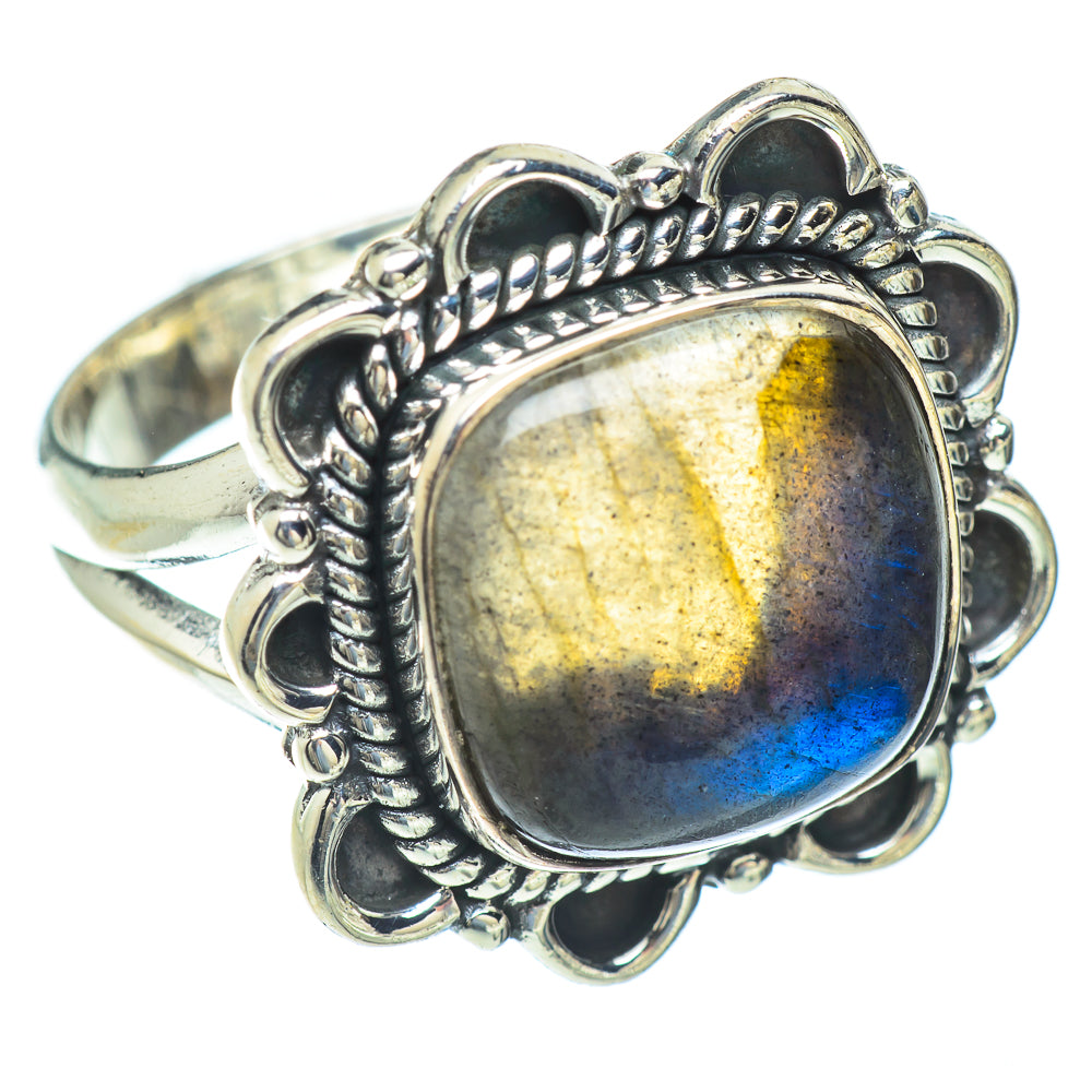 Labradorite Rings handcrafted by Anasilvercos - RING56709