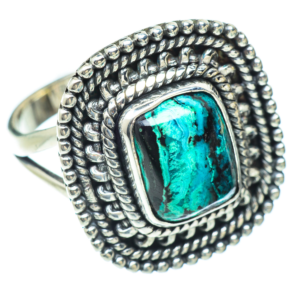 Chrysocolla Rings handcrafted by Anasilvercos - RING56711
