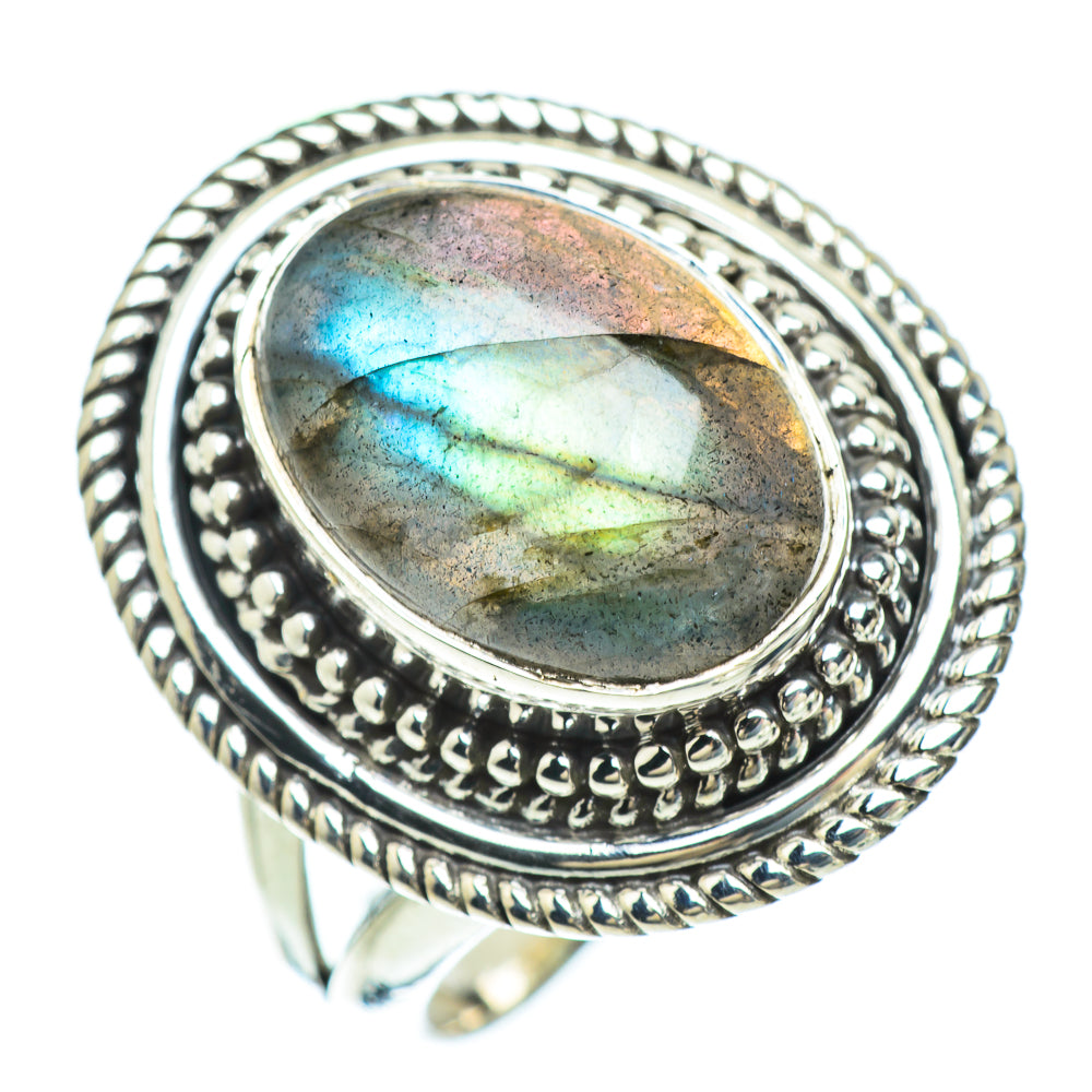 Labradorite Rings handcrafted by Anasilvercos - RING56733