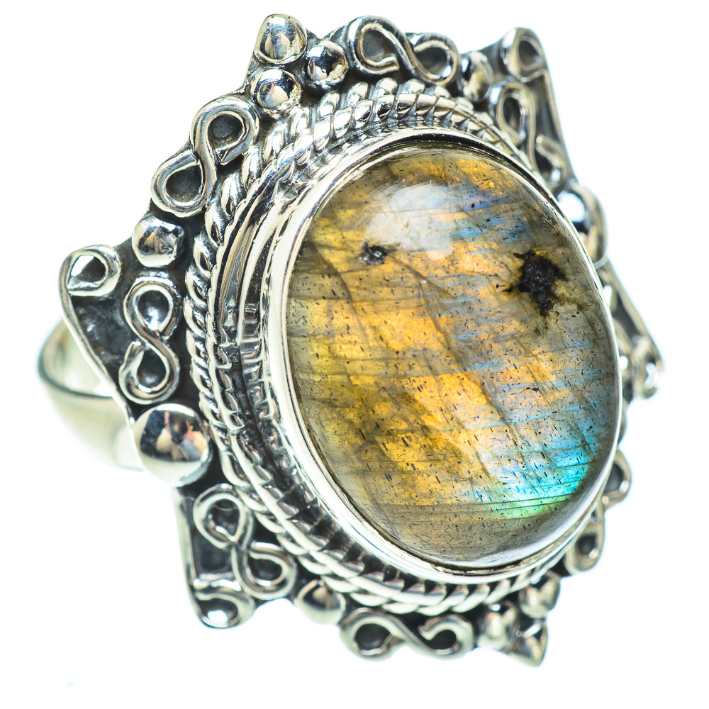 Labradorite Rings handcrafted by Anasilvercos - RING56740
