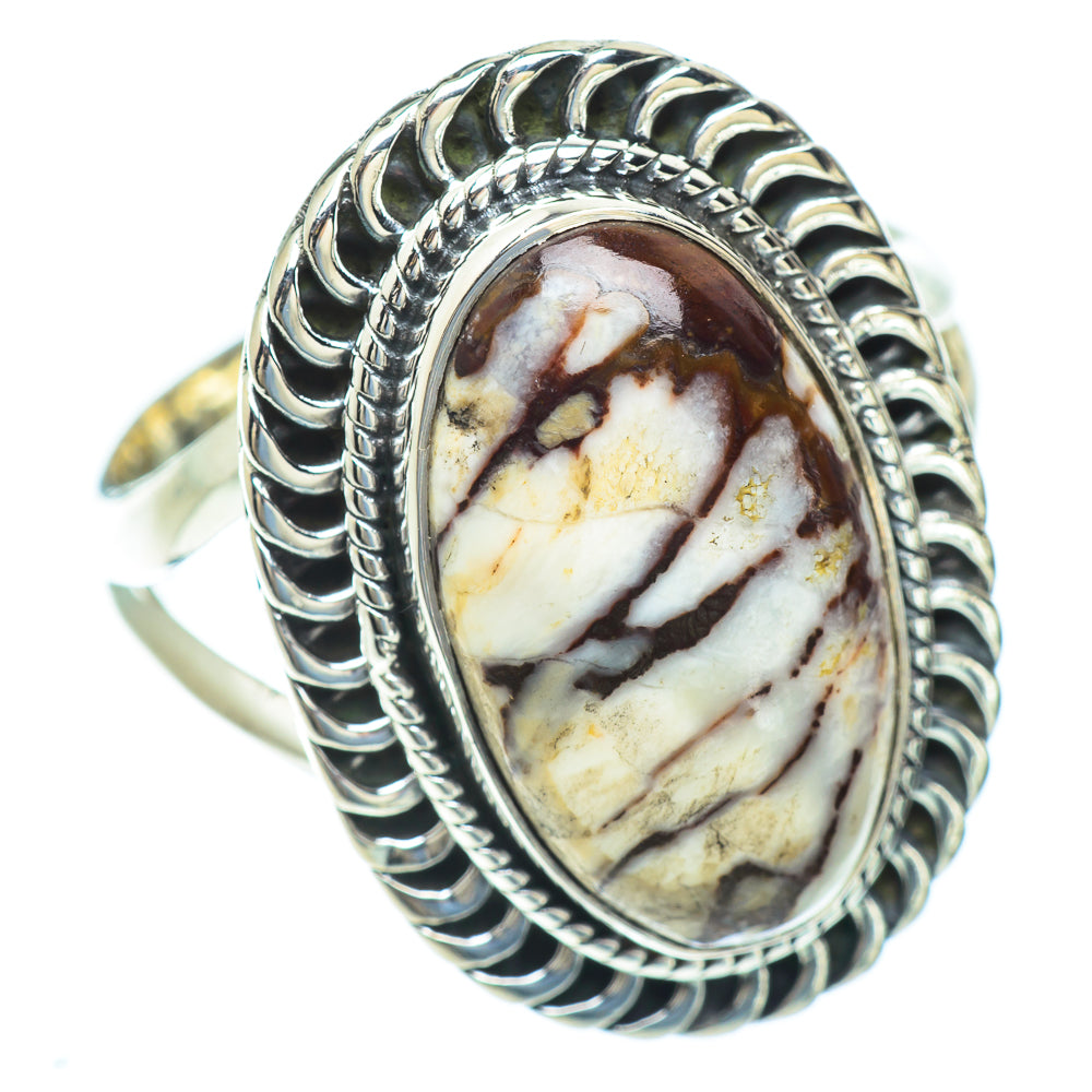 Peanut Wood Jasper Rings handcrafted by Anasilvercos - RING56749