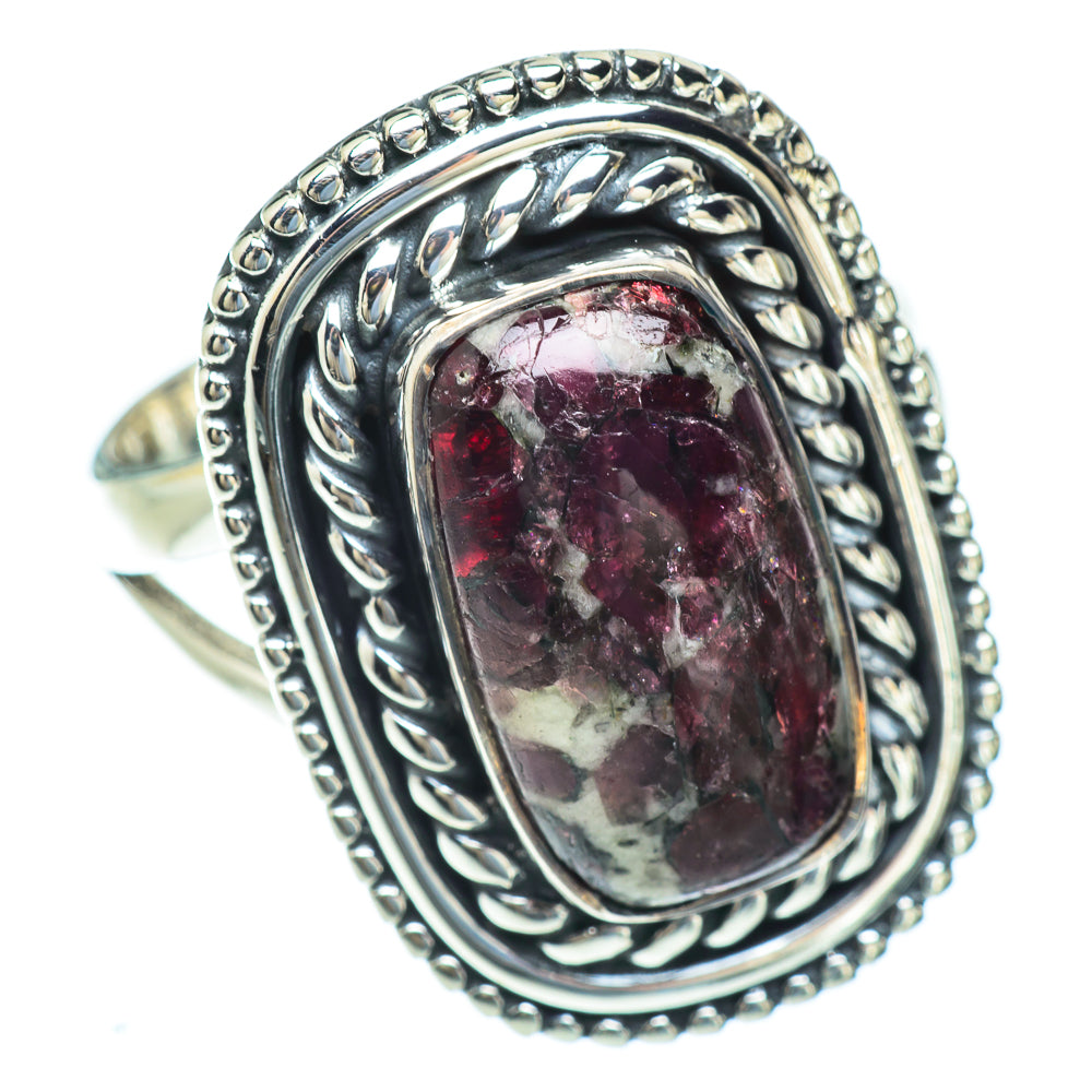 Russian Eudialyte Rings handcrafted by Anasilvercos - RING56757