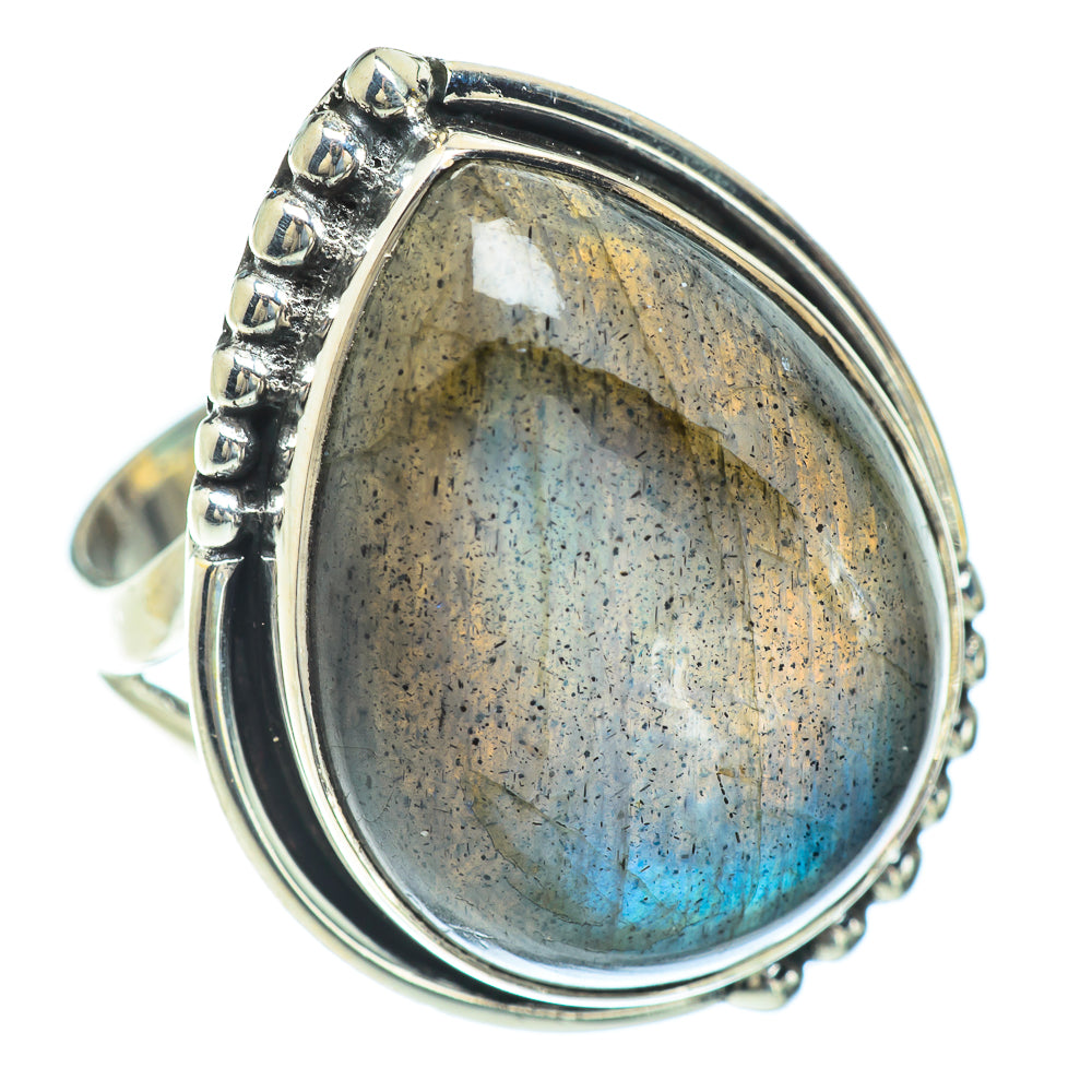 Labradorite Rings handcrafted by Anasilvercos - RING56765