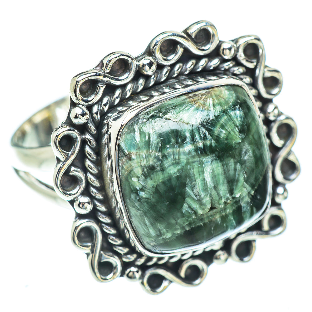 Seraphinite Rings handcrafted by Anasilvercos - RING56771