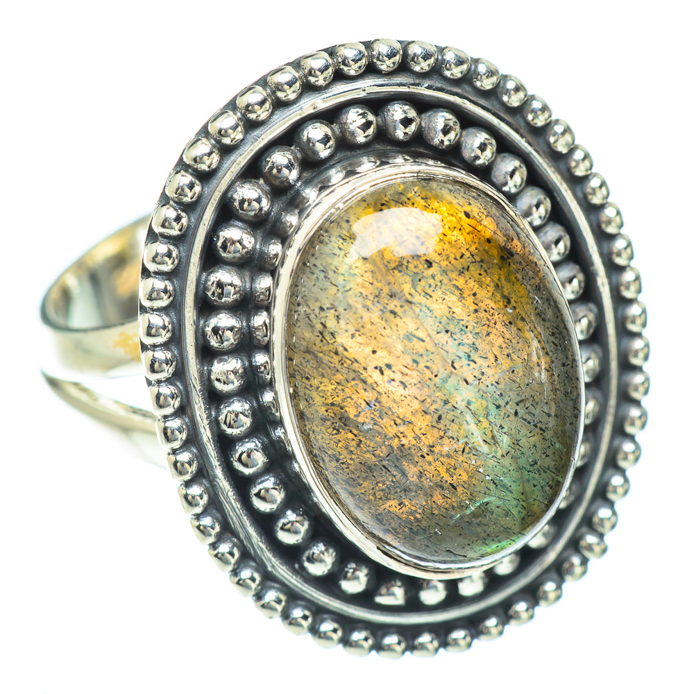 Labradorite Rings handcrafted by Anasilvercos - RING56774