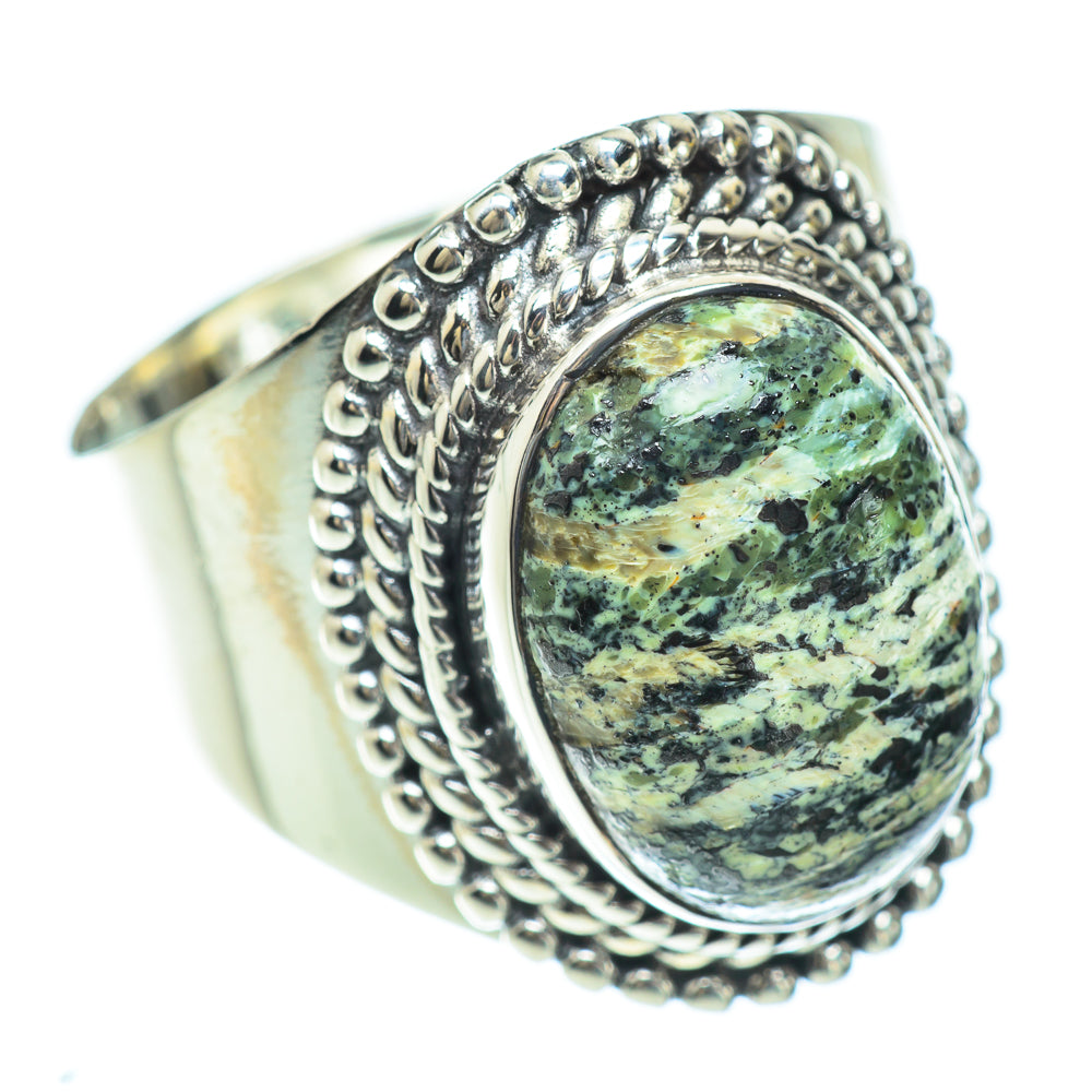 Lizard Jasper Rings handcrafted by Anasilvercos - RING56775