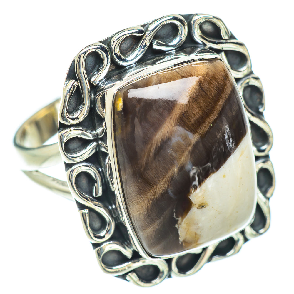 Peanut Wood Jasper Rings handcrafted by Anasilvercos - RING56780 - Photo 2
