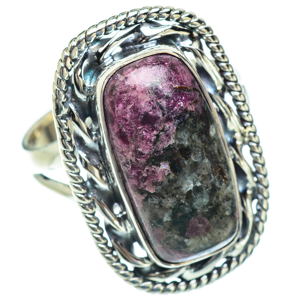 Russian Eudialyte Rings handcrafted by Anasilvercos - RING56783
