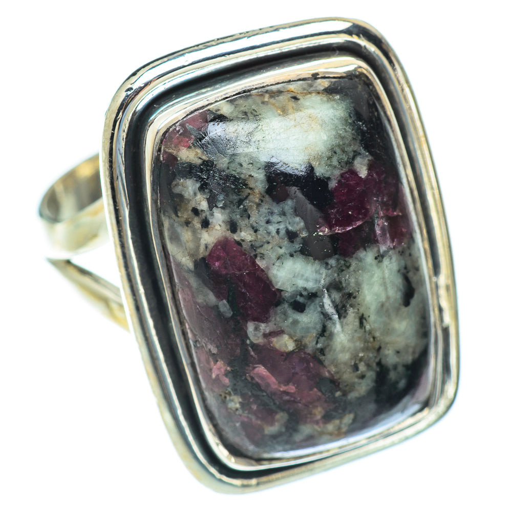Russian Eudialyte Rings handcrafted by Anasilvercos - RING56785