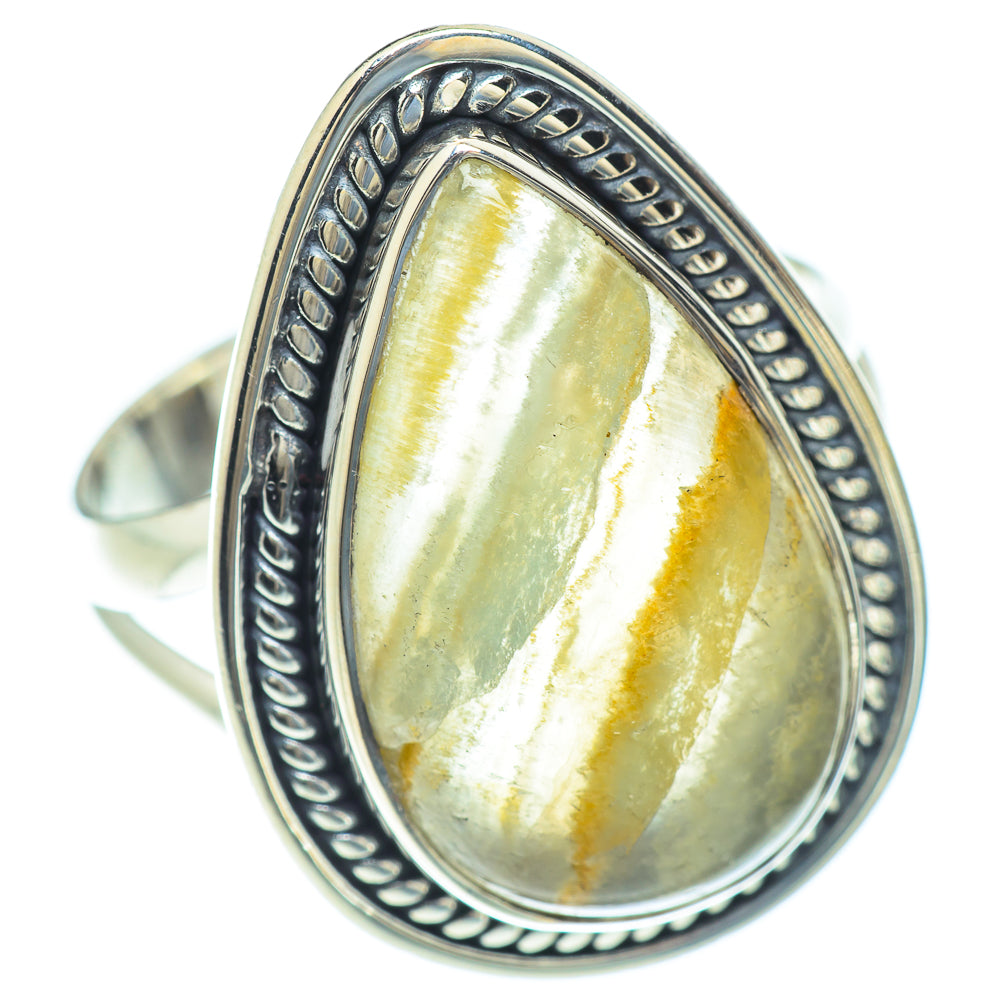 Green Fluorite Rings handcrafted by Anasilvercos - RING56795