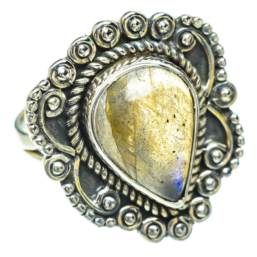 Labradorite Rings handcrafted by Anasilvercos - RING56818