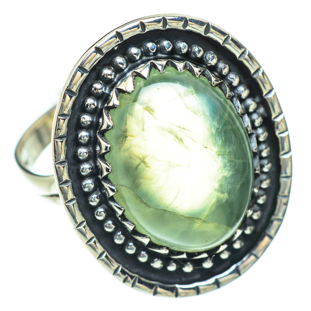Prehnite Rings handcrafted by Anasilvercos - RING56824